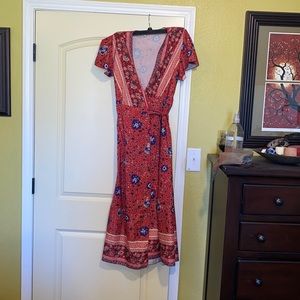Women’s wrap around dress